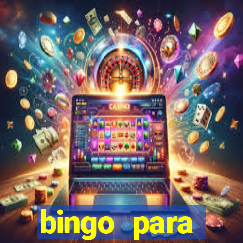 bingo para despedida de solteira para imprimir